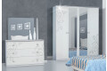Фото 4 - Спальня Фелиция новая Комплект 4DZ (шкаф из зеркалами) Svit Mebliv