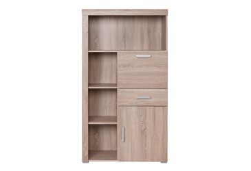 Фото Шафа-стелаж комбінований VMV holding Даміс з шухлядою та баром 90 см Дуб сонома