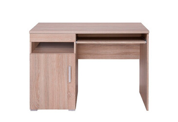 Фото Стіл комп'ютерний VMV holding Даміс 110x61 см з тумбою та полицею, дуб сонома