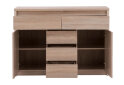Image 5 - Комод VMV holding Нортон 2-дверный с 5 ящиками 127 см Дуб сонома