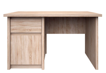 Фото Стол письменный ВМВ Холдинг Нортон 120x60 см с тумбой и ящиком, дуб сонома