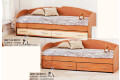 Фото 1 - Кровать с шухлядами К-117 (без матраса) Серия Софт Комфорт Мебель
