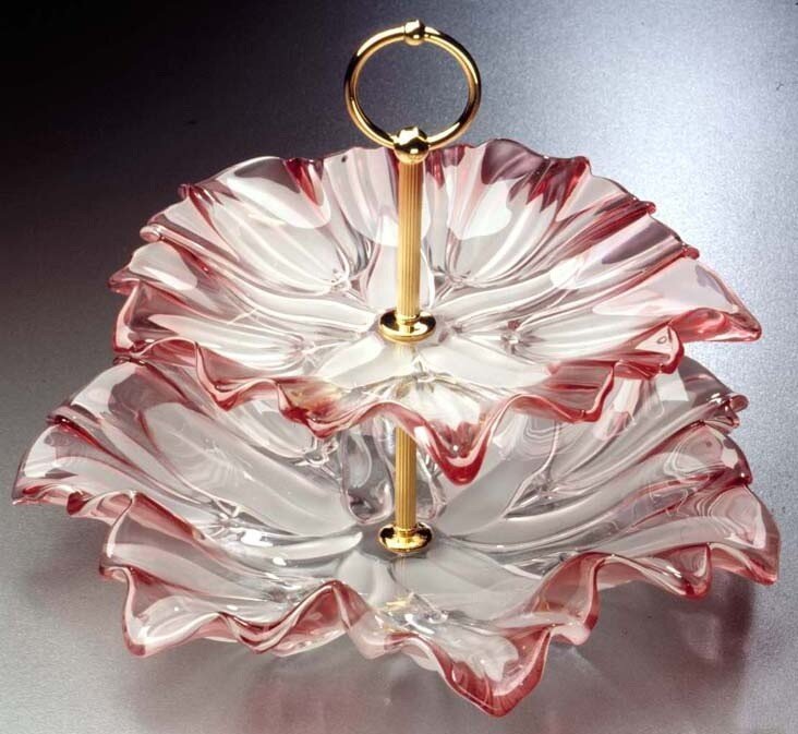 Фото 1 - Етажерка Walther-Glas Sylvia Satin-Rose 255мм Walther-Glas