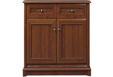 Фото Комод Гербор Соната 2-дверный с 2 ящиками 101 см Каштан