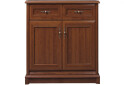 Фото 1 - Комод Гербор Соната 2-дверный с 2 ящиками 101 см Каштан