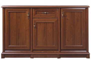 Фото Комод Гербор Соната 3-дверный с ящиком 154 см Каштан