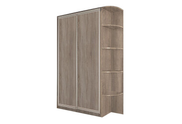 Фото Шкаф-купе VIP-master 2-дверный с угловыми полками 150 см