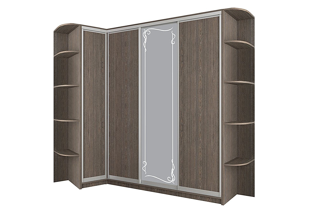 Фото 1 - Шафа-купе 4Д кутова 270х120х220 VIP-master