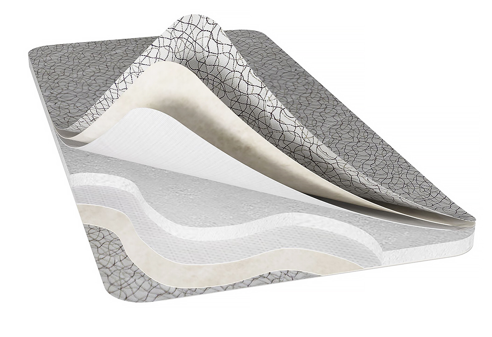 Фото 3 - Матрас Svit Mebliv Топпер-футон №2 категория 3, чехол из двойного жаккарда