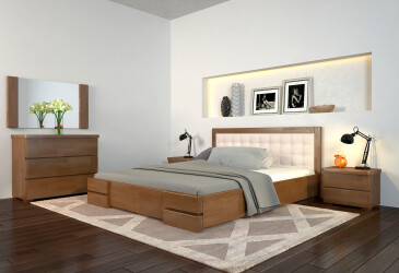 Фото Кровать Регина Люкс 160 подъемная (бук) Арбор Древ