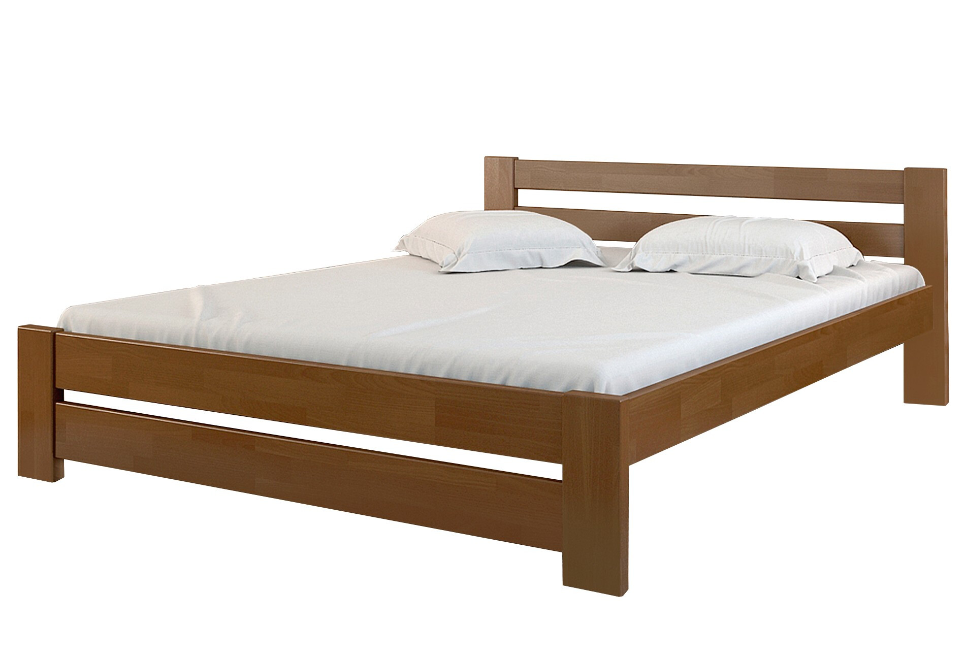 Фото Деревянные двуспальные кровати