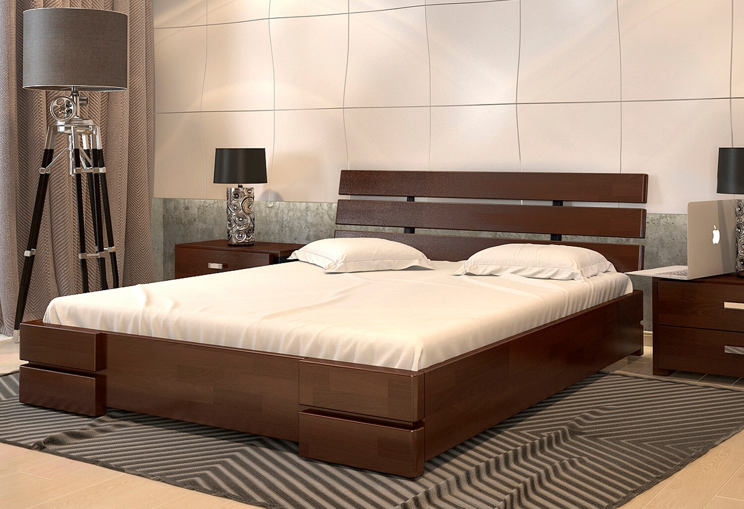 Фото 3 - Ліжко Далі Люкс 140 Arbor Drev