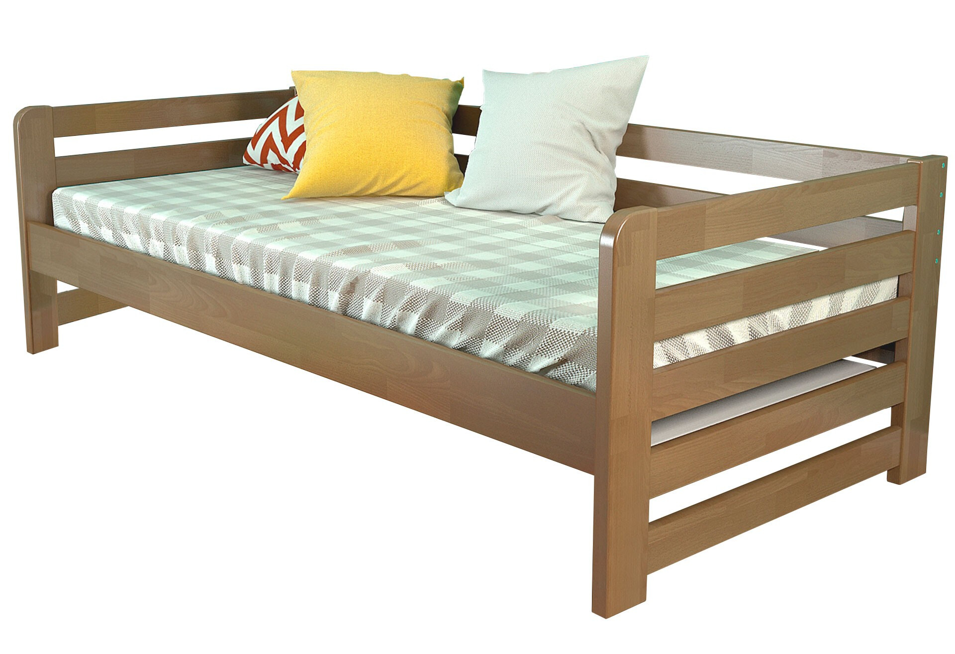 Фото Деревянные односпальные кровати