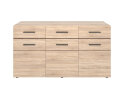 Image 1 - Комод VMV holding Соло 3-дверный с 3 ящиками 150 см Дуб сонома