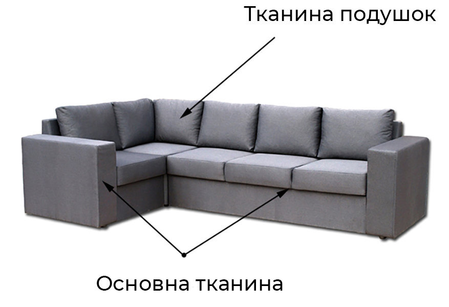 Фото 5 - М'який куточок Vika Чикаго 31-А (вузькі бильця) 300x174 см