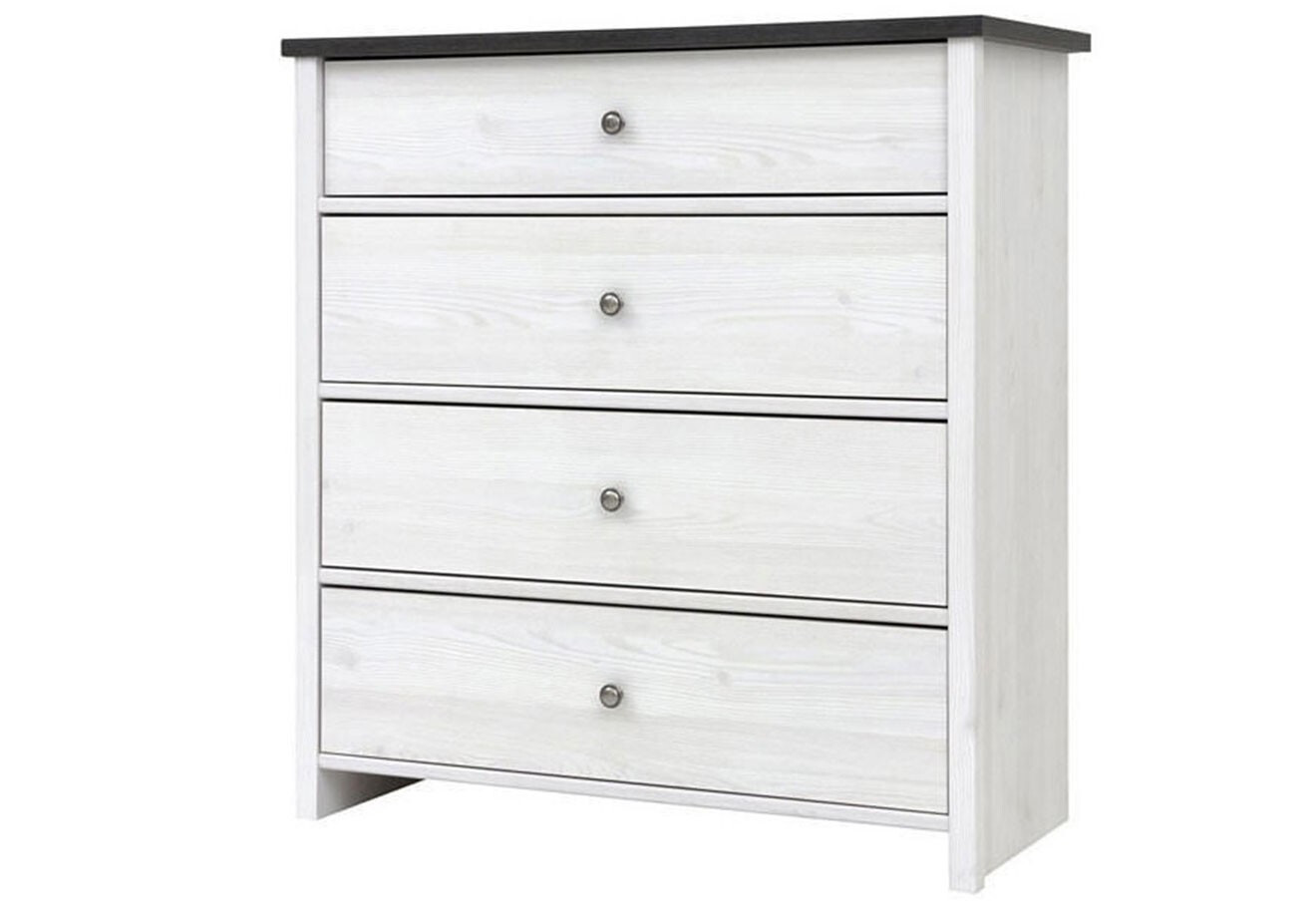 Фото 1 - Комод ВМК Порто (Парис) с 4 ящиками 88 см Джанни/Сосна ларико