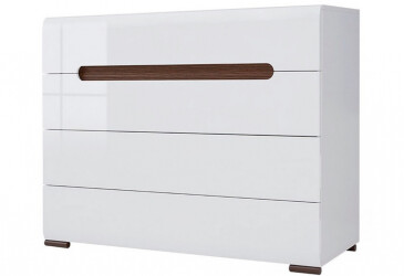 Фото Комод ВМК Ацтека (Амелия) с 4 ящиками 105 см Белый