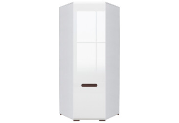 Фото Шкаф угловой ВМК Ацтека (Амелия) 1-дверный 85 см Белый