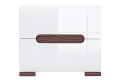 Фото 2 - Тумба прикроватная ВМК Ацтека с 2 ящиками 50 см Белая