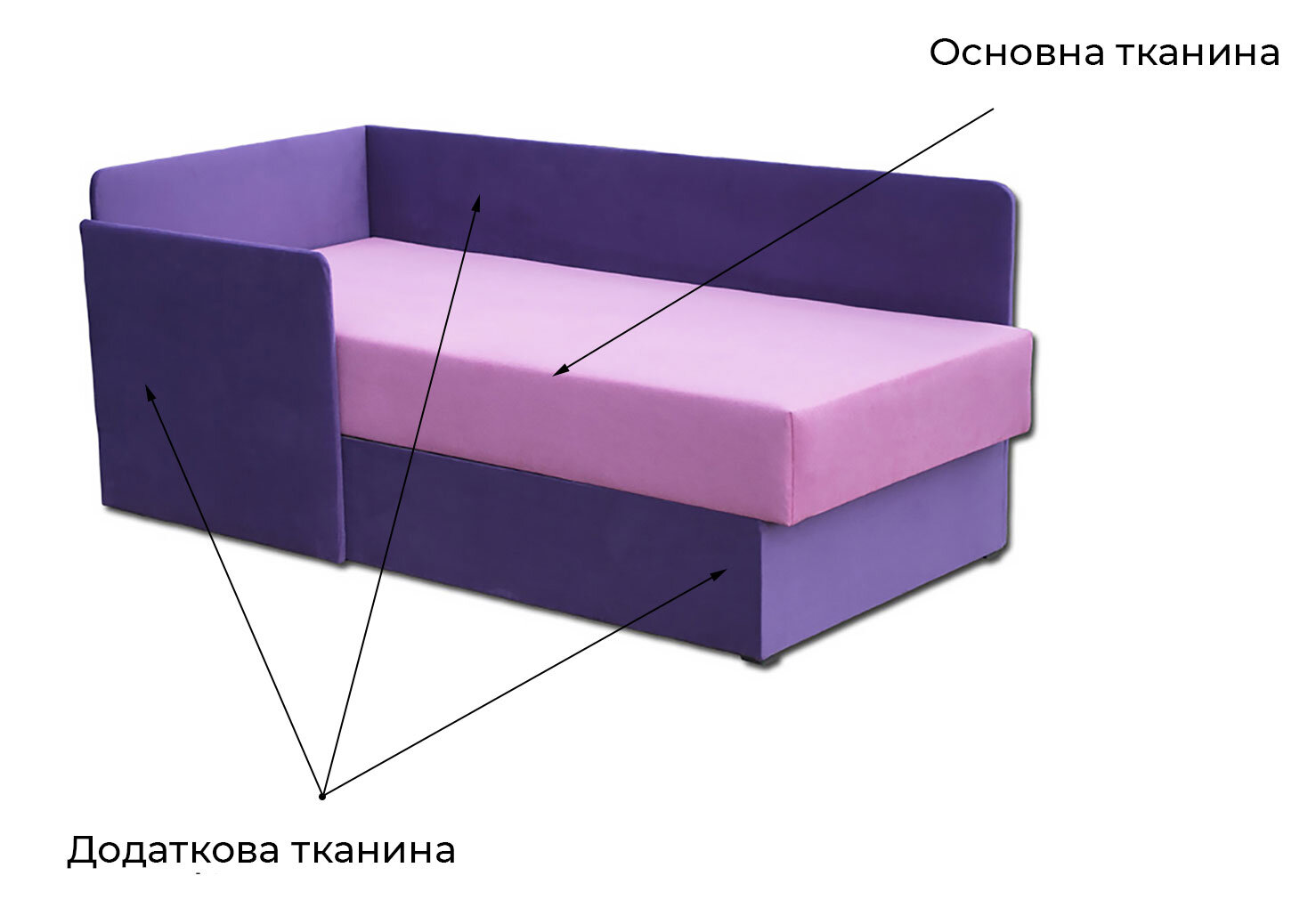 Фото 7 - Диван Топчан Бамбино Вика