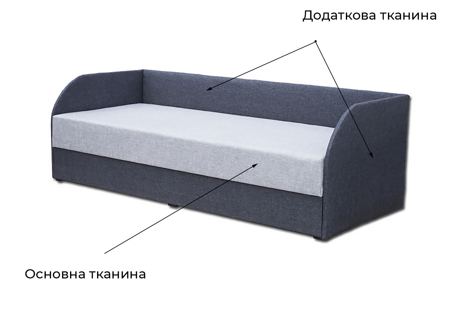 Фото 7 - Ліжко Vika Болеро 2 80х200 см підйомне