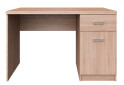 Фото 1 - Стол письменный ВМВ Холдинг Топ-микс 120x55 см с тумбой и ящиком, дуб сонома