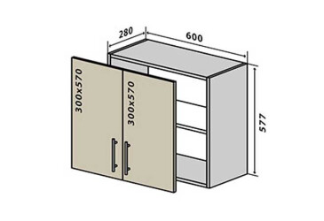 Фото В53 Тумба 2Д 60 Аморе Классик / Amore Classic Вип-Мастер