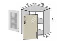 Image 1 - В14 Тумба кутова 1Д Вітрина №1 Аморе Класік / Amore Classic VIP-master