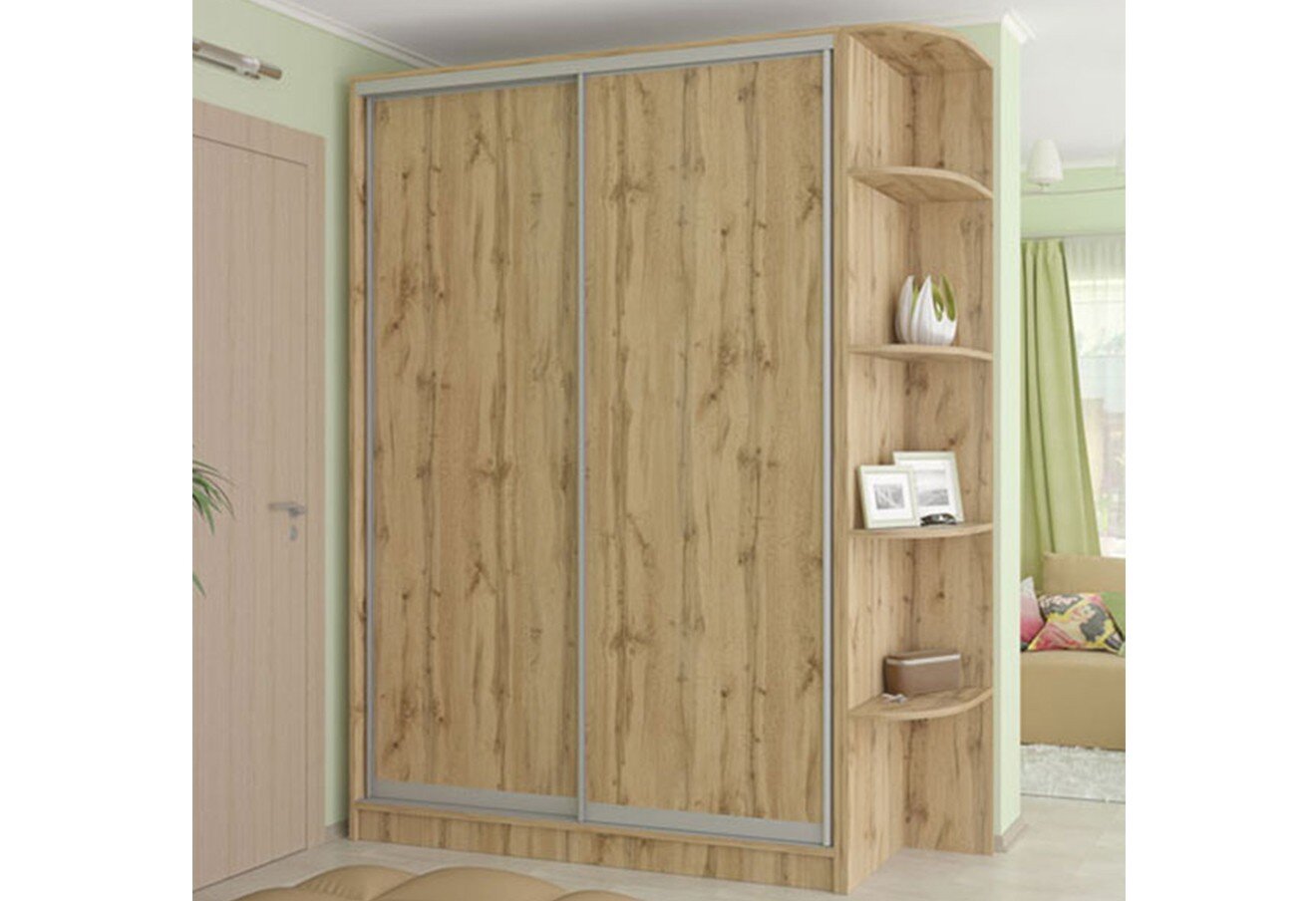 Фото 10 - Шкаф-купе 2Д 1.7 м Вип-Мастер