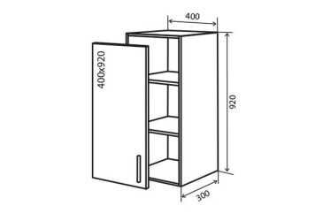 Фото В43 Тумба 1Д 40 Грация Люкс Вип-Мастер