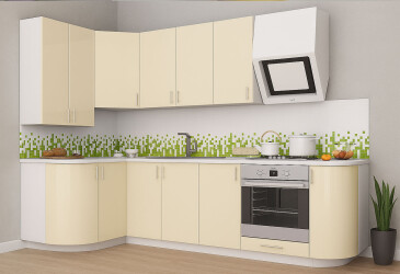 Фото Кухня угловая Вип-Мастер Колор-міх / Color-mix 130х270 см