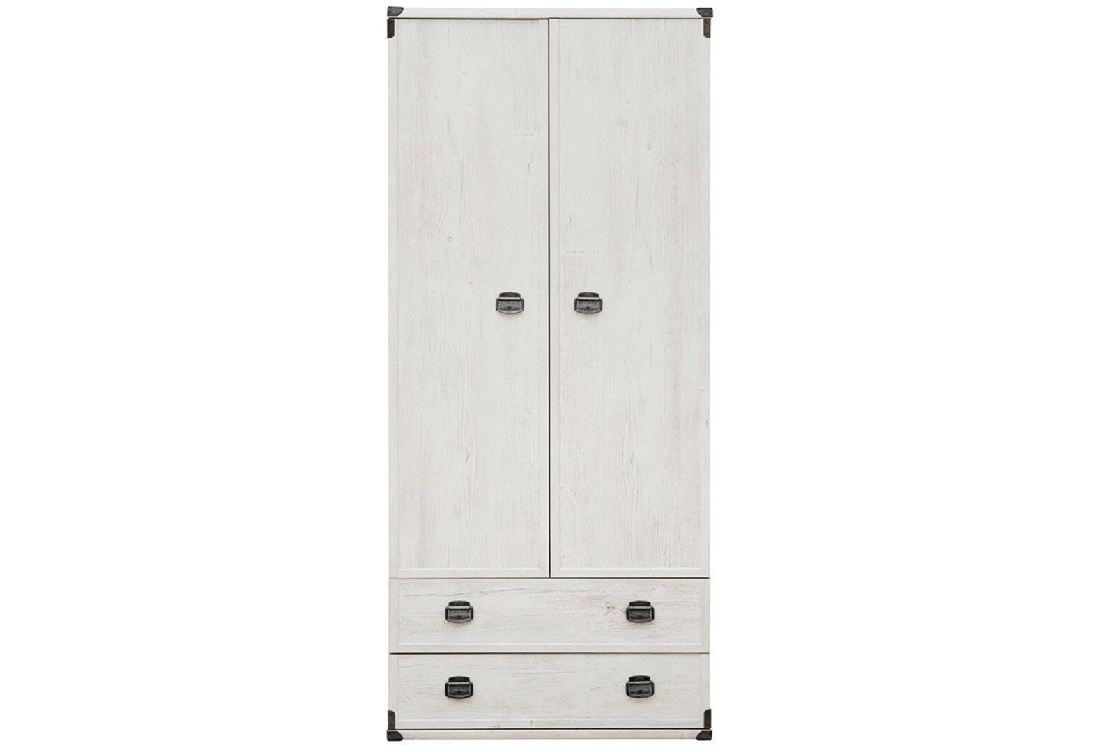 Фото 3 - Шкаф ВМК Индиана (Монтана) 2-дверный с 2 ящиками 80 см