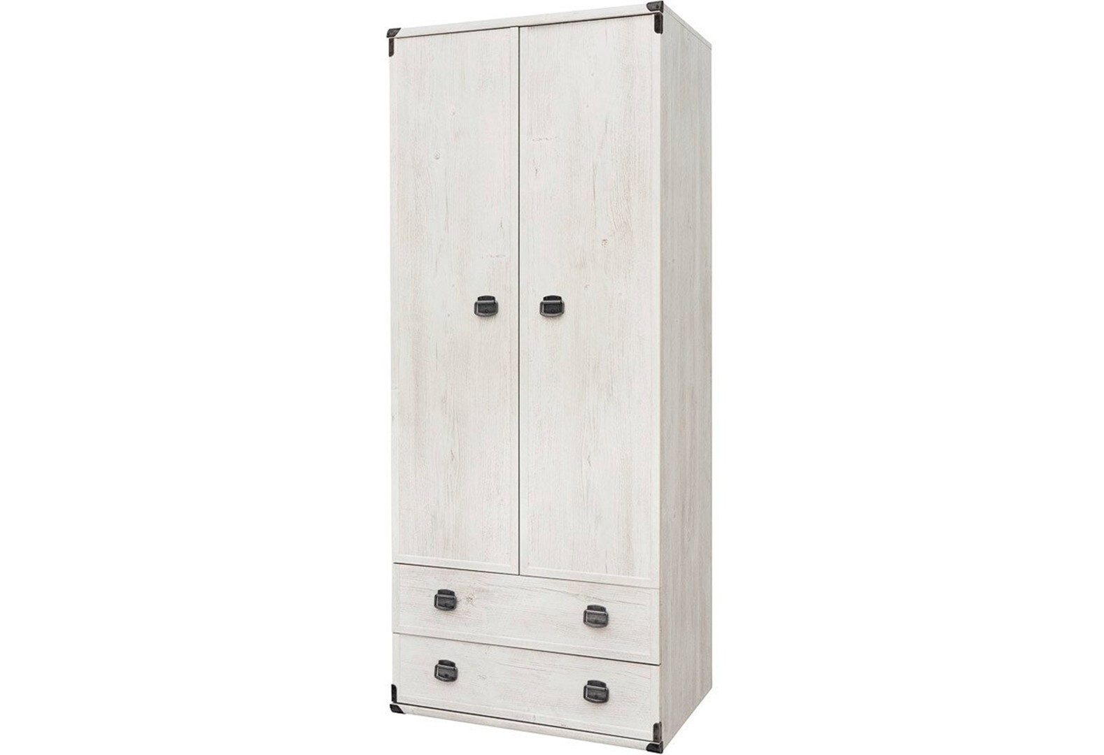 Фото 1 - Шкаф ВМК Индиана (Монтана) 2-дверный с 2 ящиками 80 см