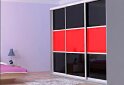 Зображення 2 - Фасад Кольор.скло тип3_УНІ 840 Шафа-купе 3D 2600 MebelStar