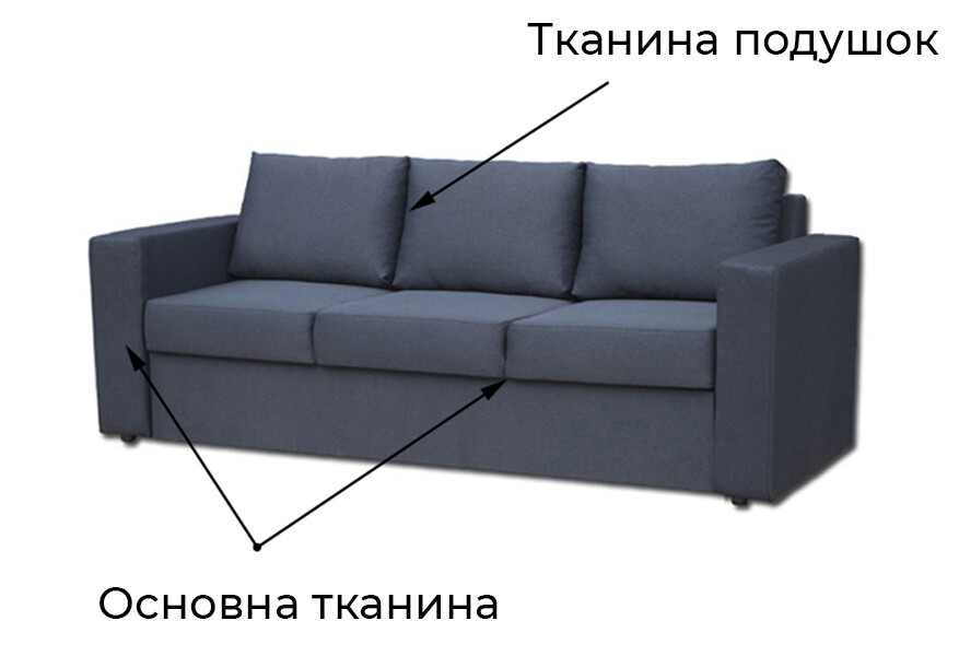 Фото 8 - Диван Vika Чикаго 3-А нерозкладний 229x88 см