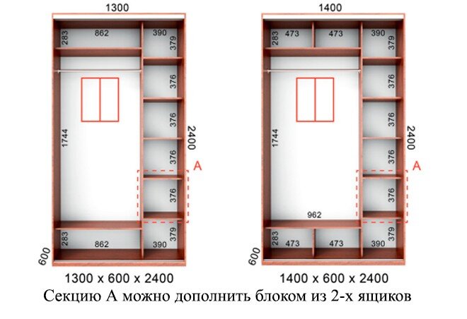 Фото 4 - Шкаф-купе Серия 1 БМФ