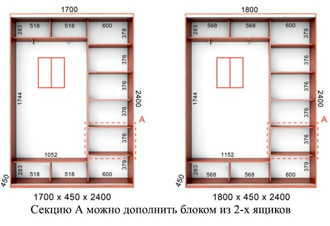 Фото 9 - Шкаф-купе Серия 1 БМФ
