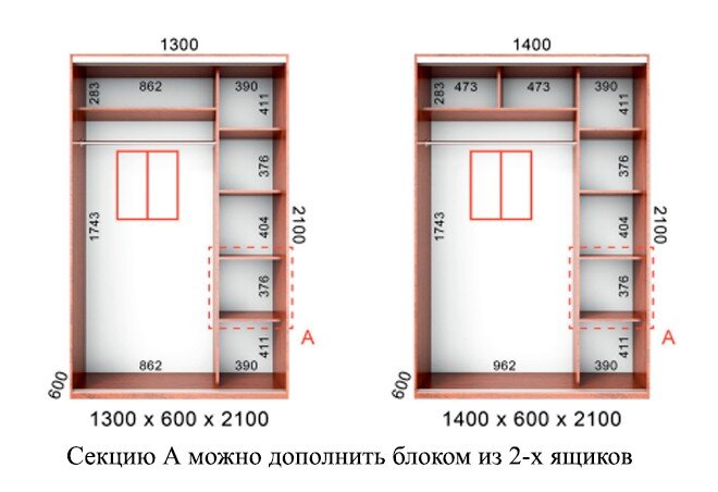 Фото 2 - Шкаф-купе Серия 5 БМФ