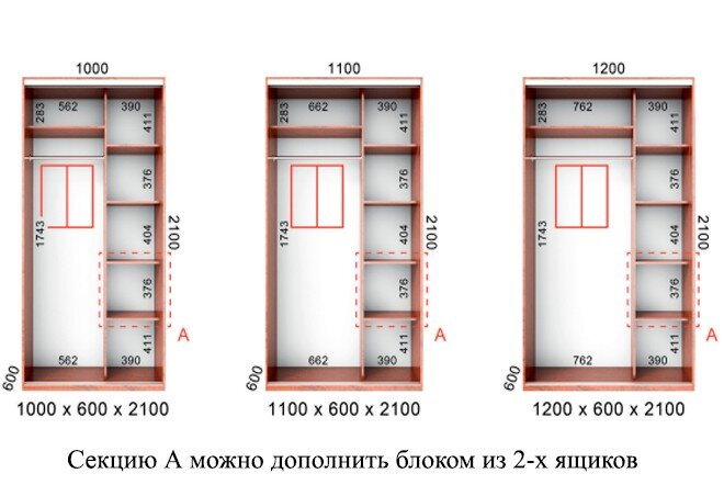 Фото 3 - Шкаф-купе Серия 5 БМФ