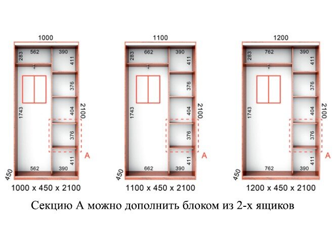 Фото 5 - Шкаф-купе Серия 5 БМФ