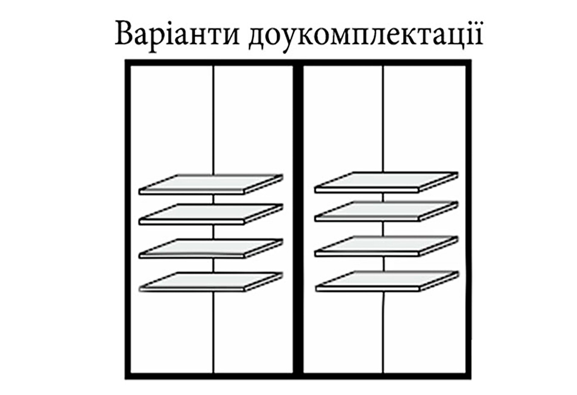 Фото 3 - Шкаф 4Д (с зеркалами) Бэлла МироМарк