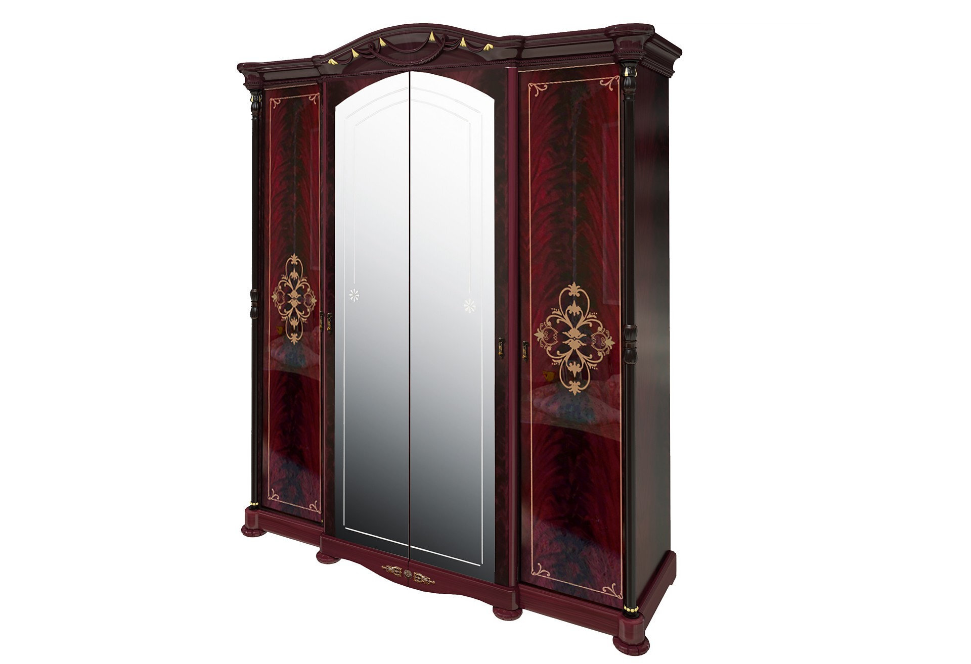 Фото 1 - Шкаф 4D с зеркалами Роселла МироМарк