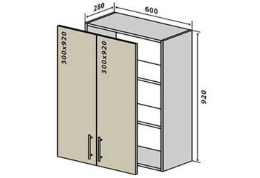 Фото В46 Тумба 2Д 60 Марго / Margo Вип-Мастер