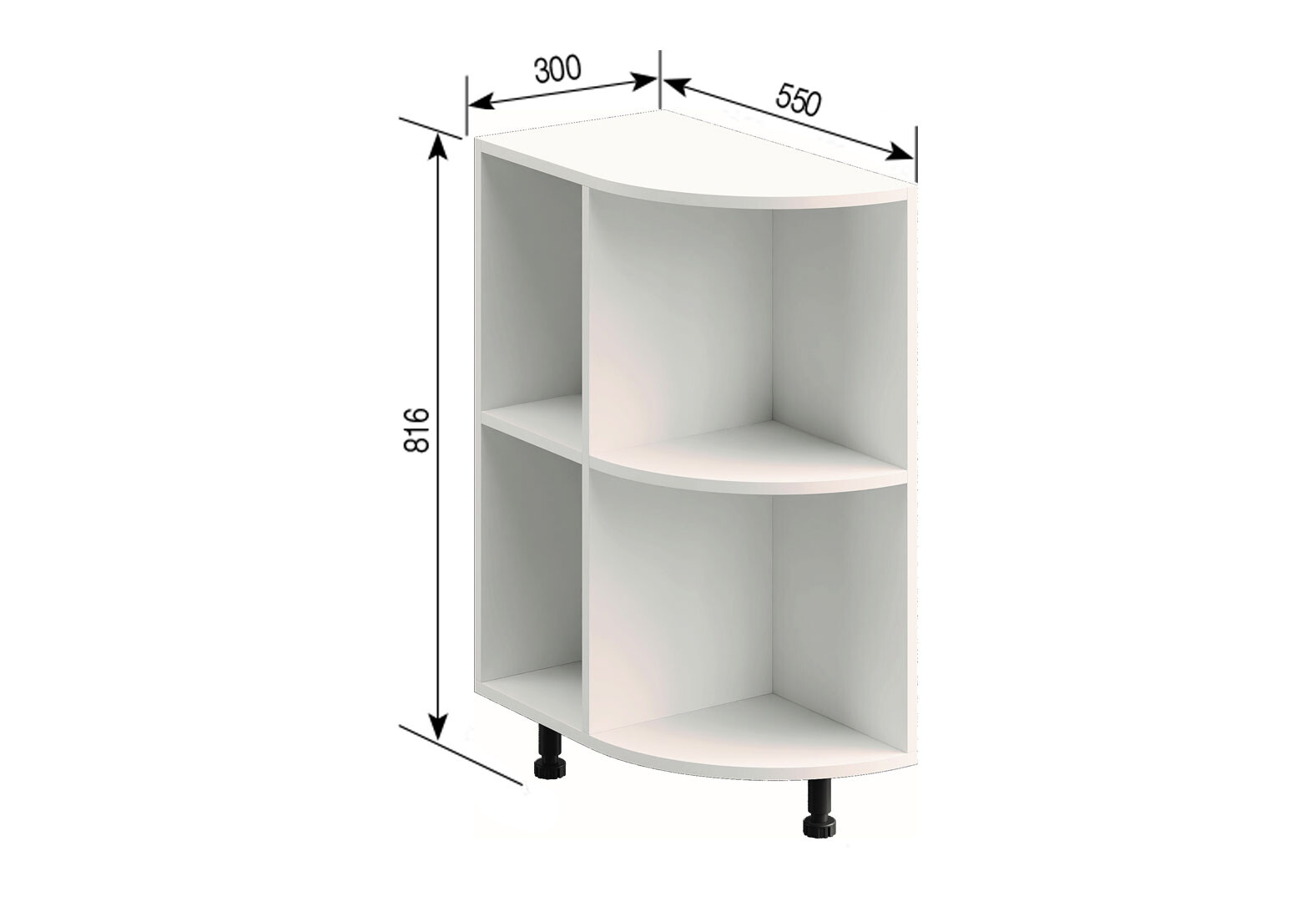 Фото 1 - Корпус Н 30КЗ Svit Mebliv