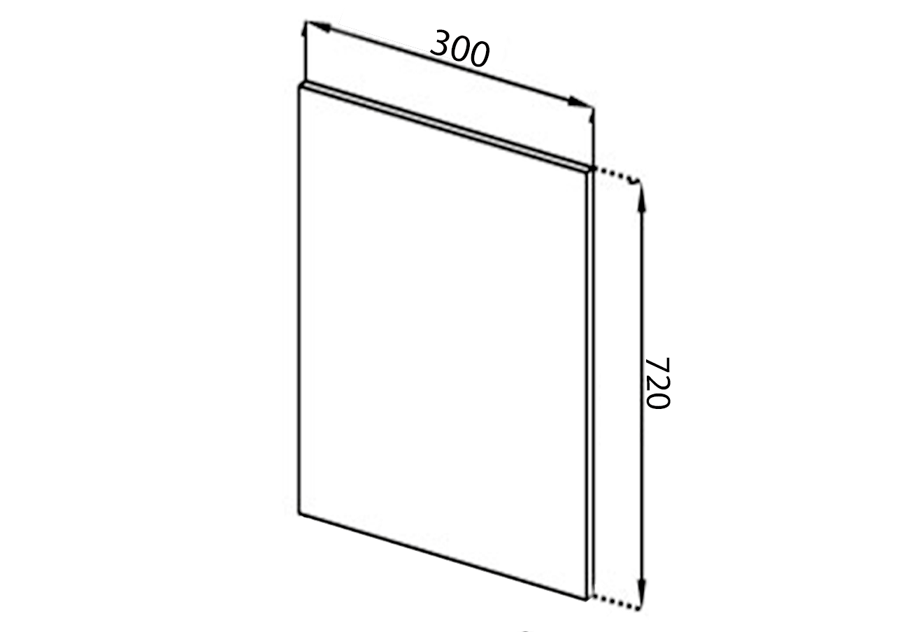 Фото В панель (h-720) Марта Svit Mebliv