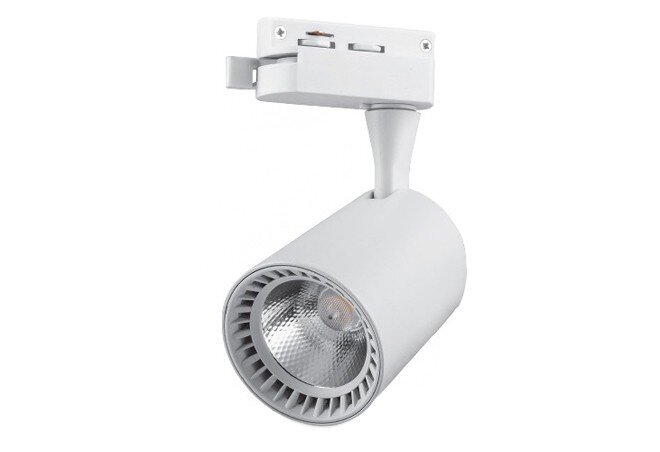 Фото 1 - Трековий LED світильник AL100 COB 8W 640LM 4000K білий Feron