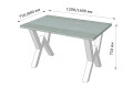Фото 3 - Обеденный стол Виннер 750/1200/750 Металл-Дизайн