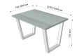 Фото 2 - Обеденный стол Бинго 750/1200/750 Металл-Дизайн