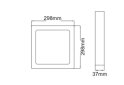 Изображение 2 - Светильник LED НББ LINDA-S 24W 4000K 2400LM 300мм Вито