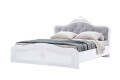 Фото 1 - Кровать MiroMark Луиза (без вклада) Люкс 160х200 см с короной, белая